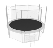Чехол для батута Unix line 16 ft Чехол для батута Unix line 16 ft